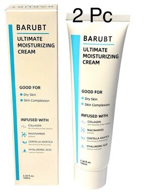 BARUBT 2 Pc Bundle Ultimate Moisturizing Cream Face 3.38 Fl Oz NEW $80 Sealed